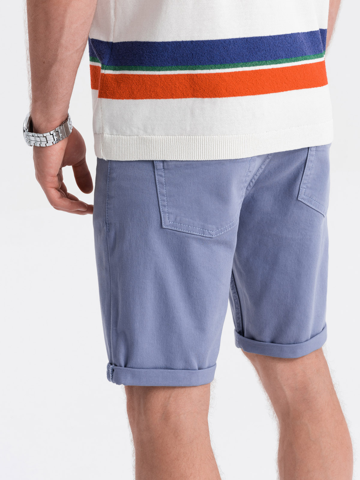 Chino Men S Shorts Light Blue V Om Srds Ombre Men S