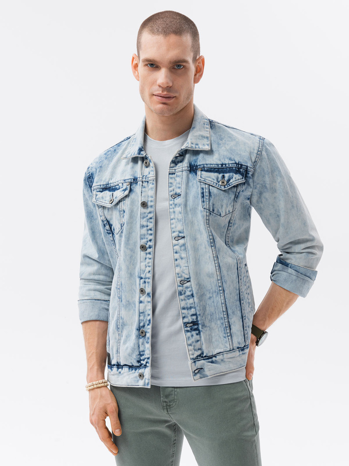 Ombre hot sale denim jacket