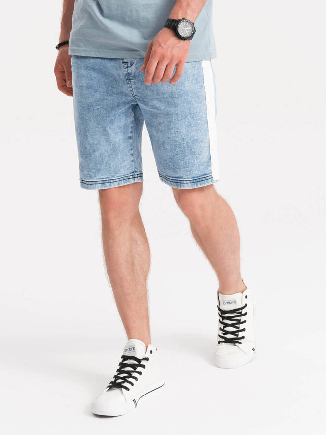 Men's denim shorts - light jeans W363