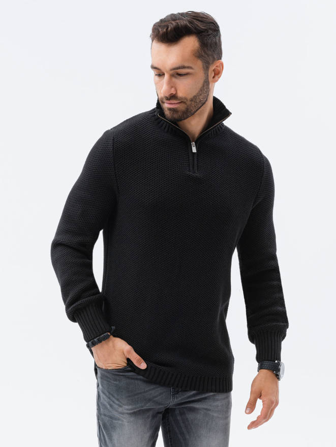 Men's sweater - black E194
