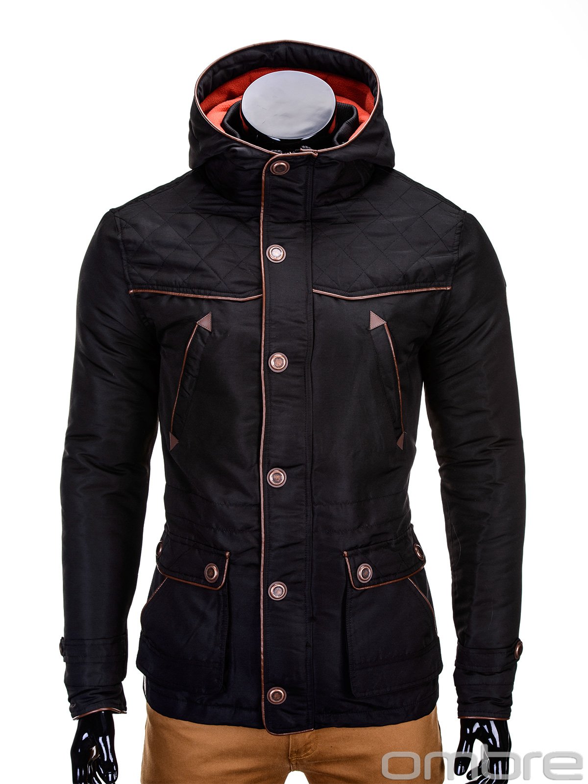 Jacket - black C213 | Ombre.com - Men's clothing online
