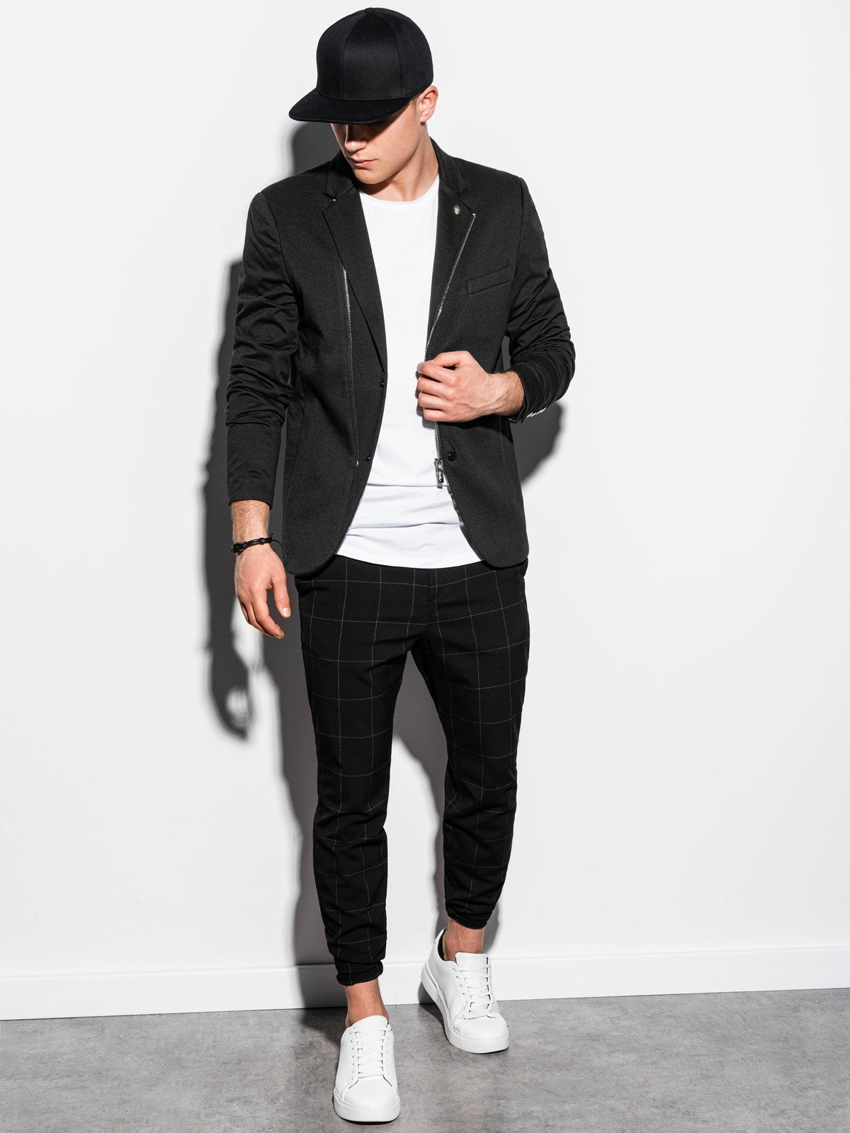 Black casual blazer hotsell