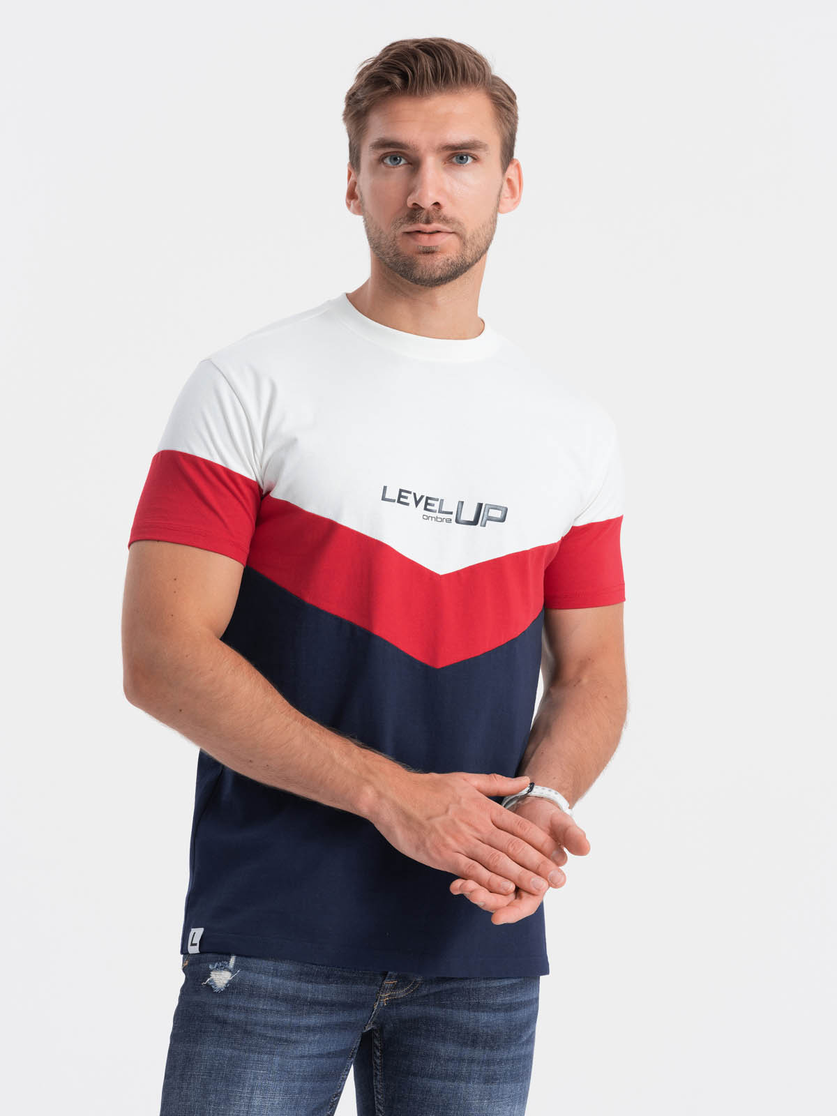 Tricolour t shirt store online