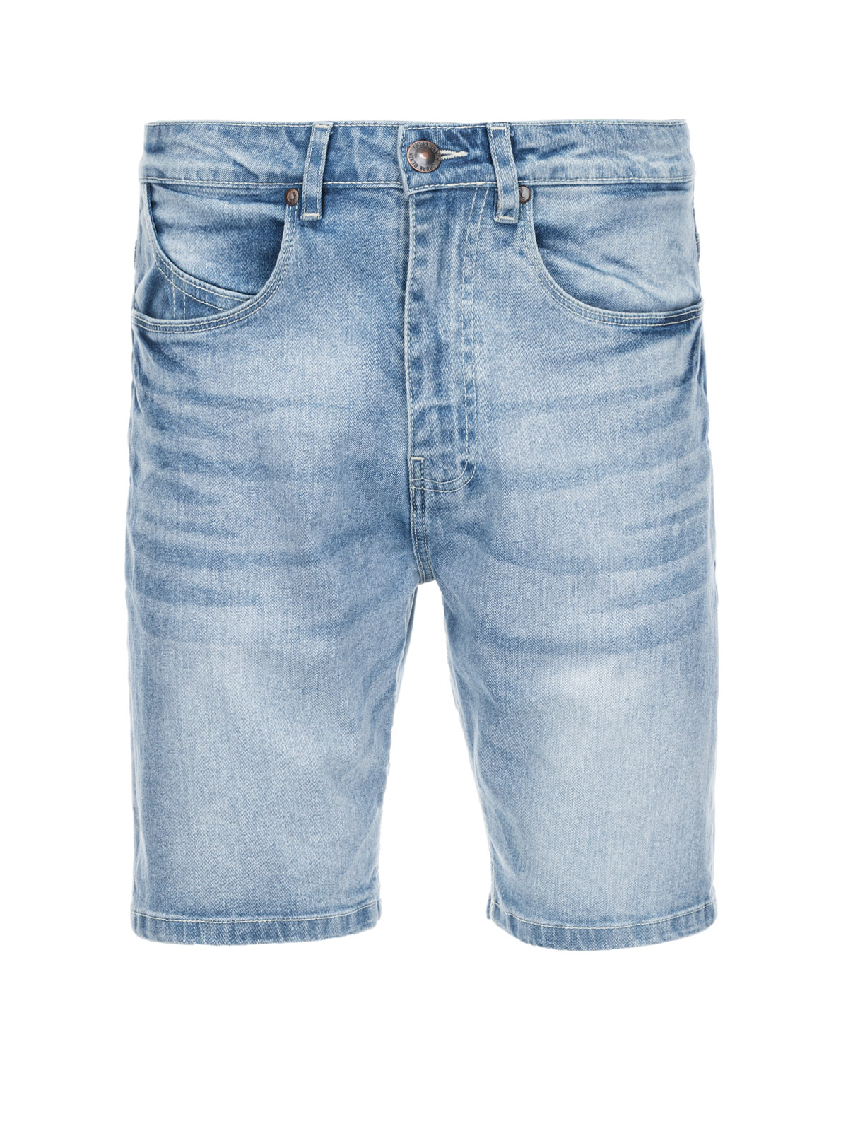 Men's denim short shorts - light blue V1 OM-SRDS-0113 | Ombre.com - Men ...