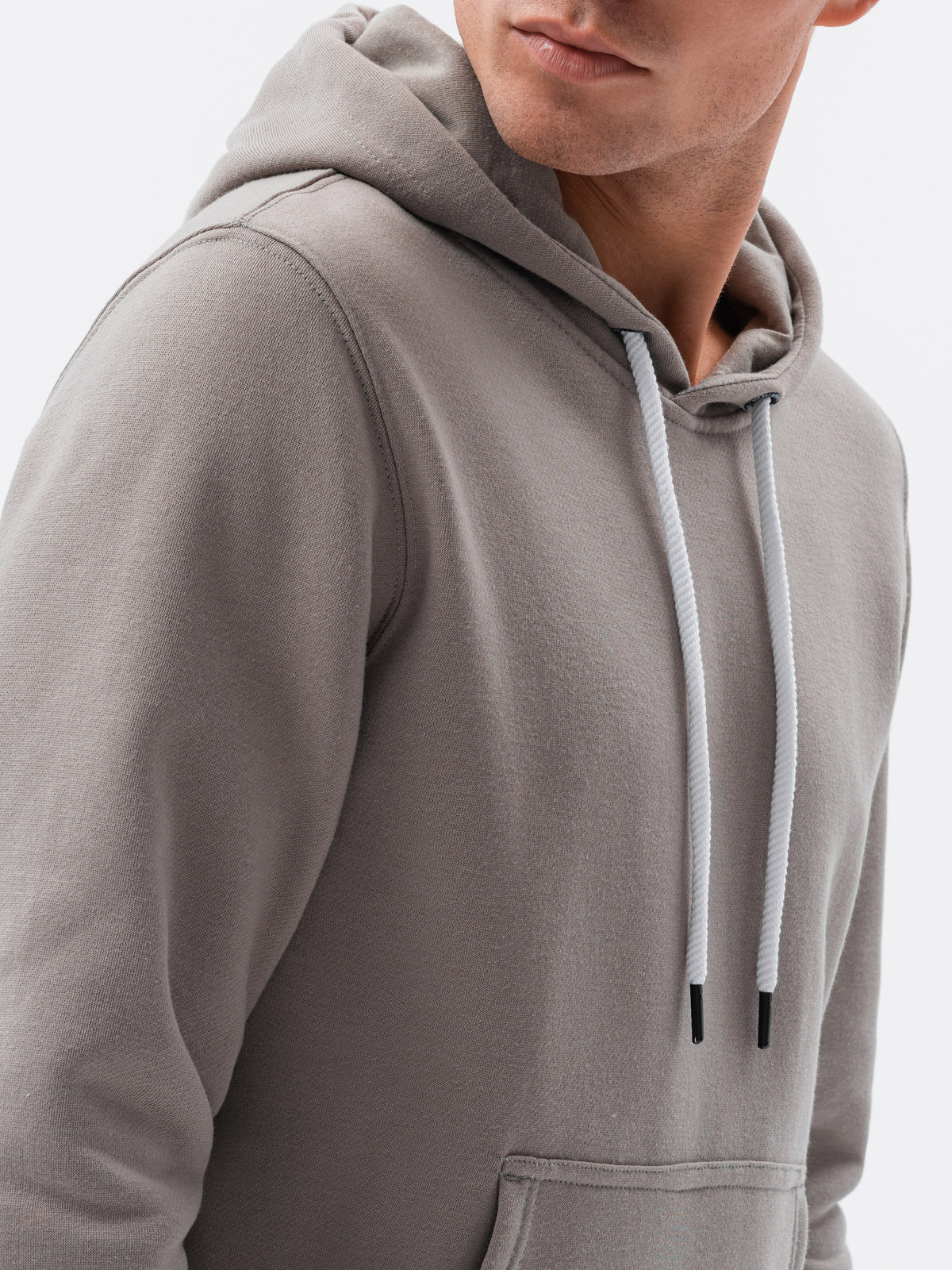 Men's Hooded Sweatshirt - Grey B979 | Ombre.com - Men's Clothing Online