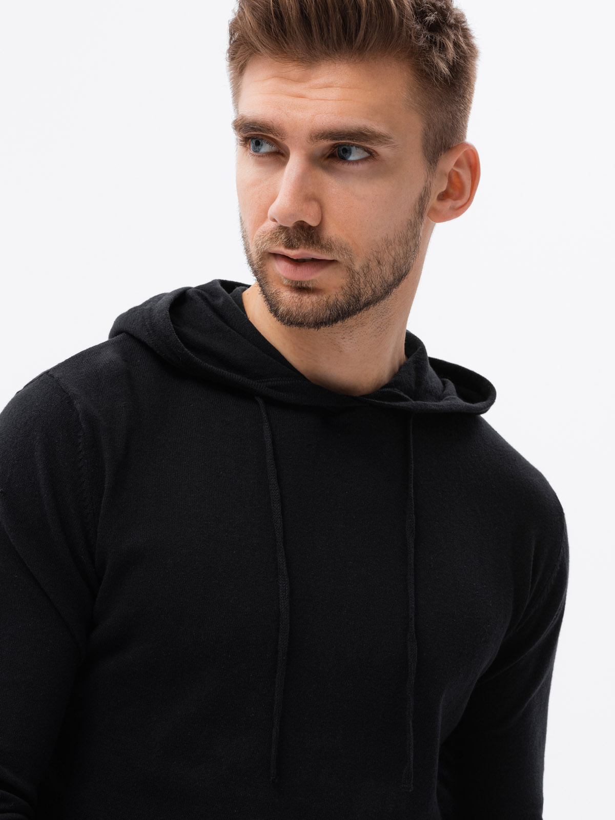 Men's hoodie black B1532 Men's clothing online