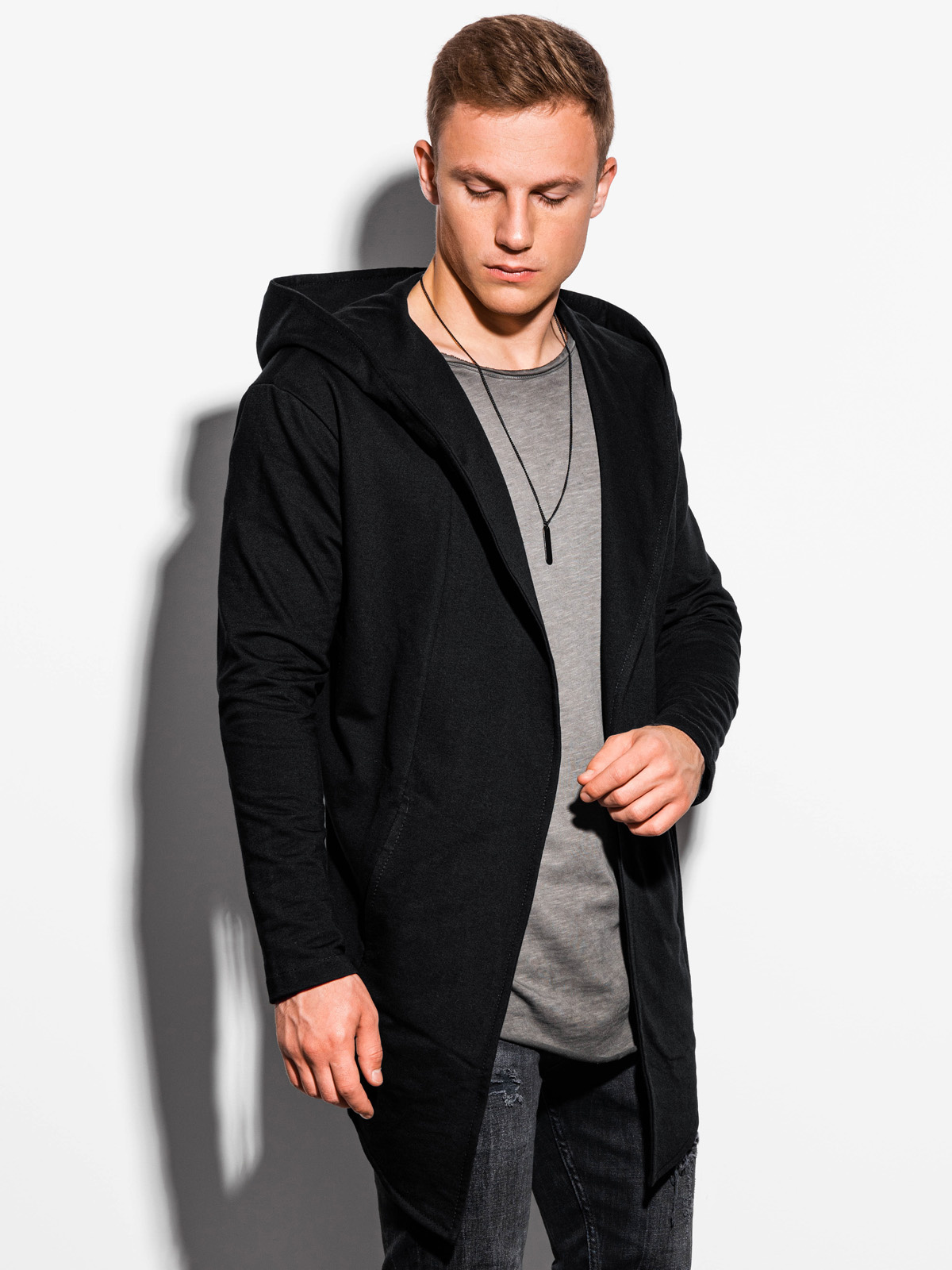 Men on sale longline hoodie