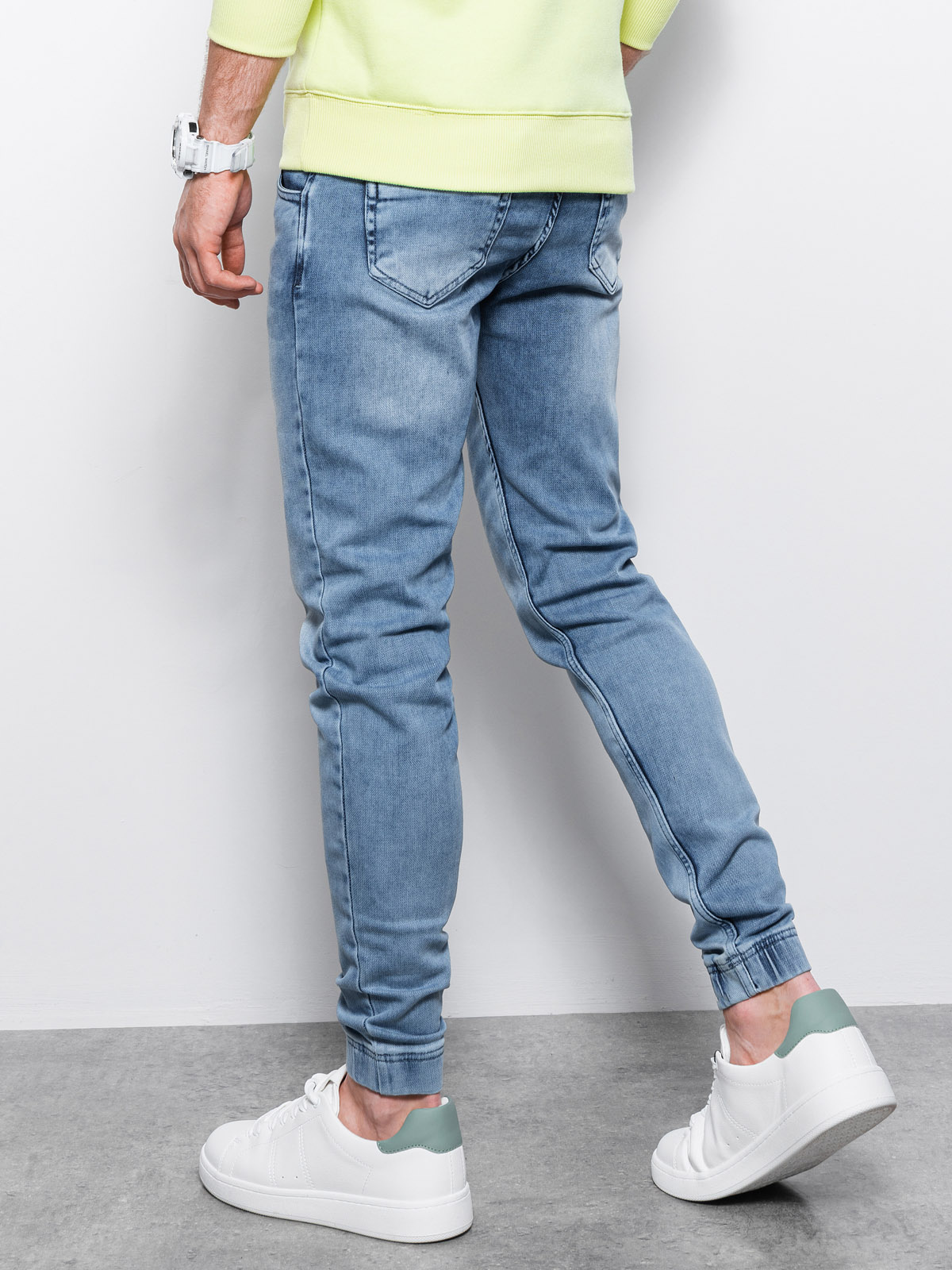 Men's jeans joggers P907 light blue Men's clothing online