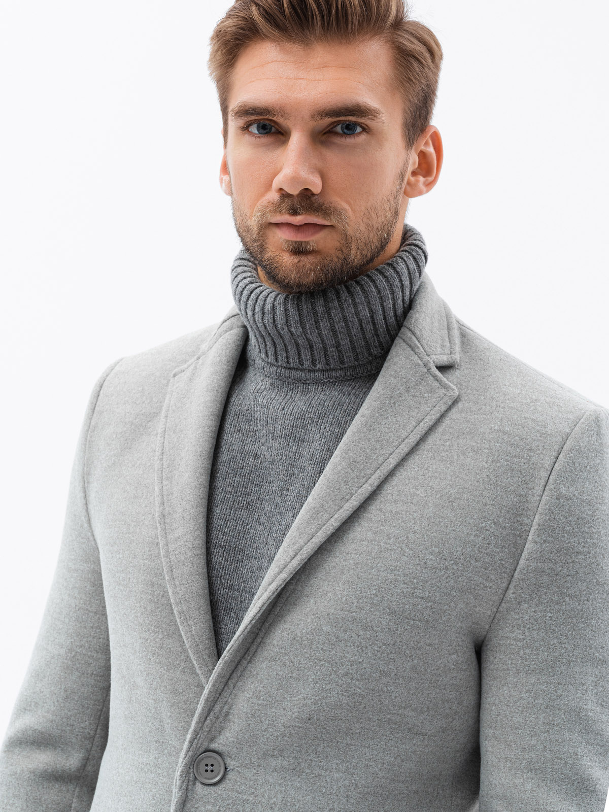 Men's midseason coat grey C536 Men's clothing online