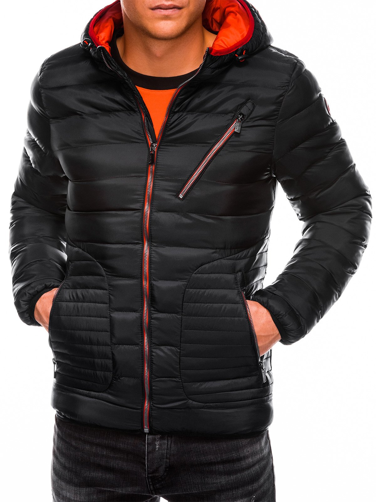 Ombre clothing men's winter jacket sales c377