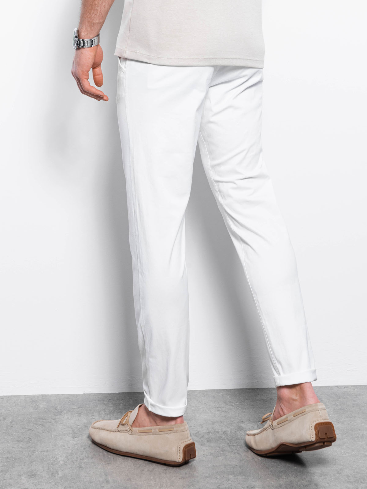 Men's pants chinos - light blue P894