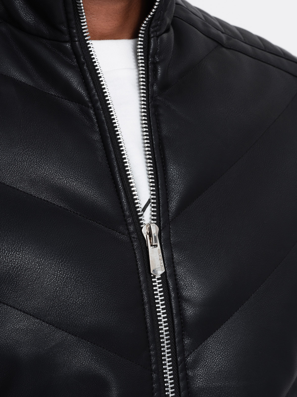 Men's quilted jacket black C550 Men's clothing online