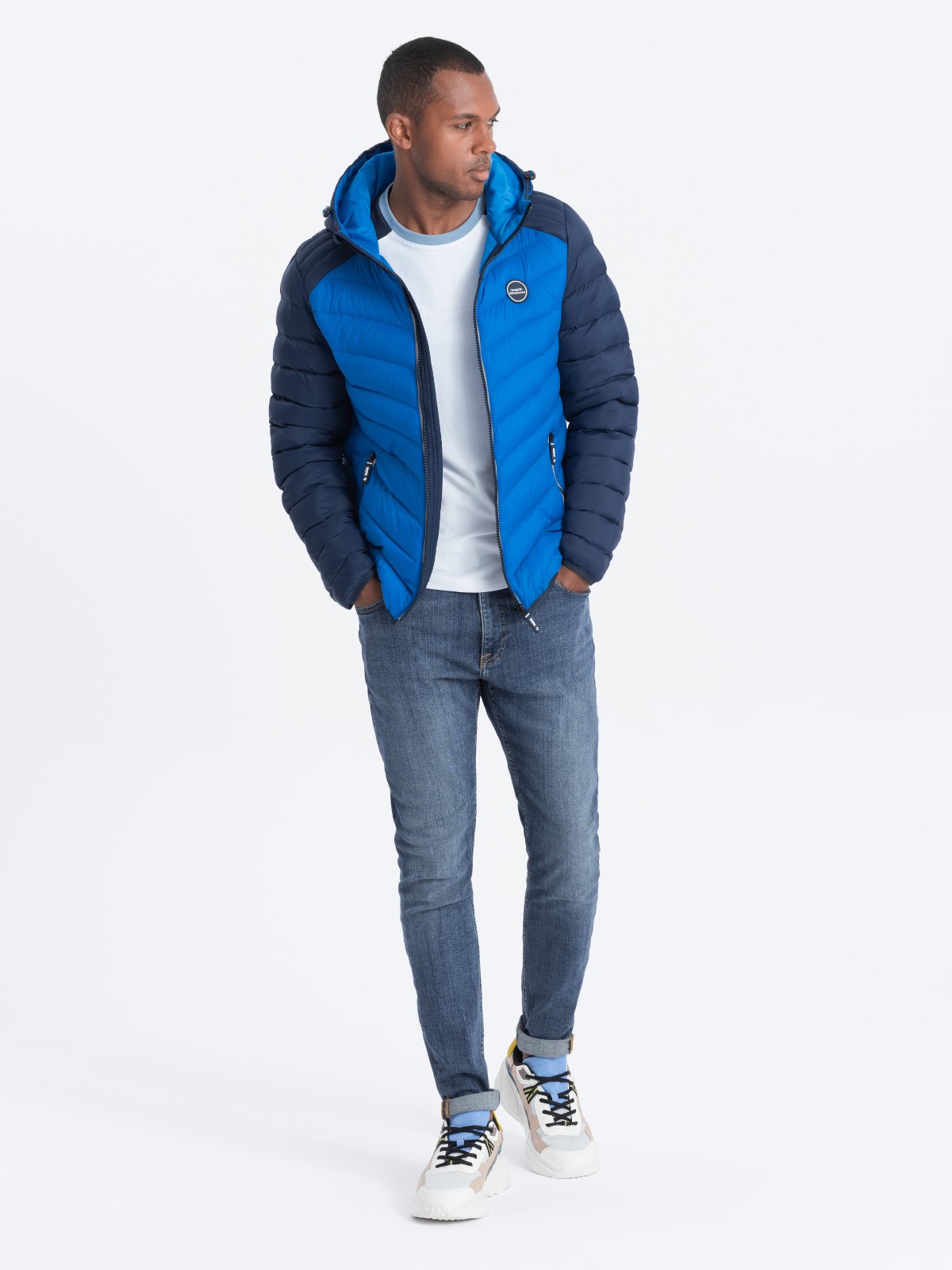 Mens quilted sale sports jacket