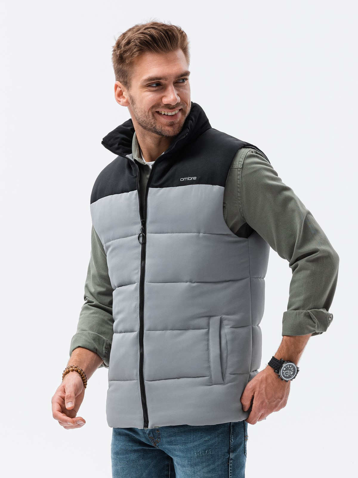 old navy mens quilted vest