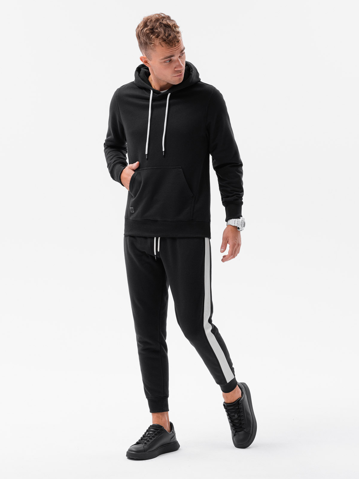 Men's set hoodie + pants - black Z51 | Ombre.com - Men's clothing online