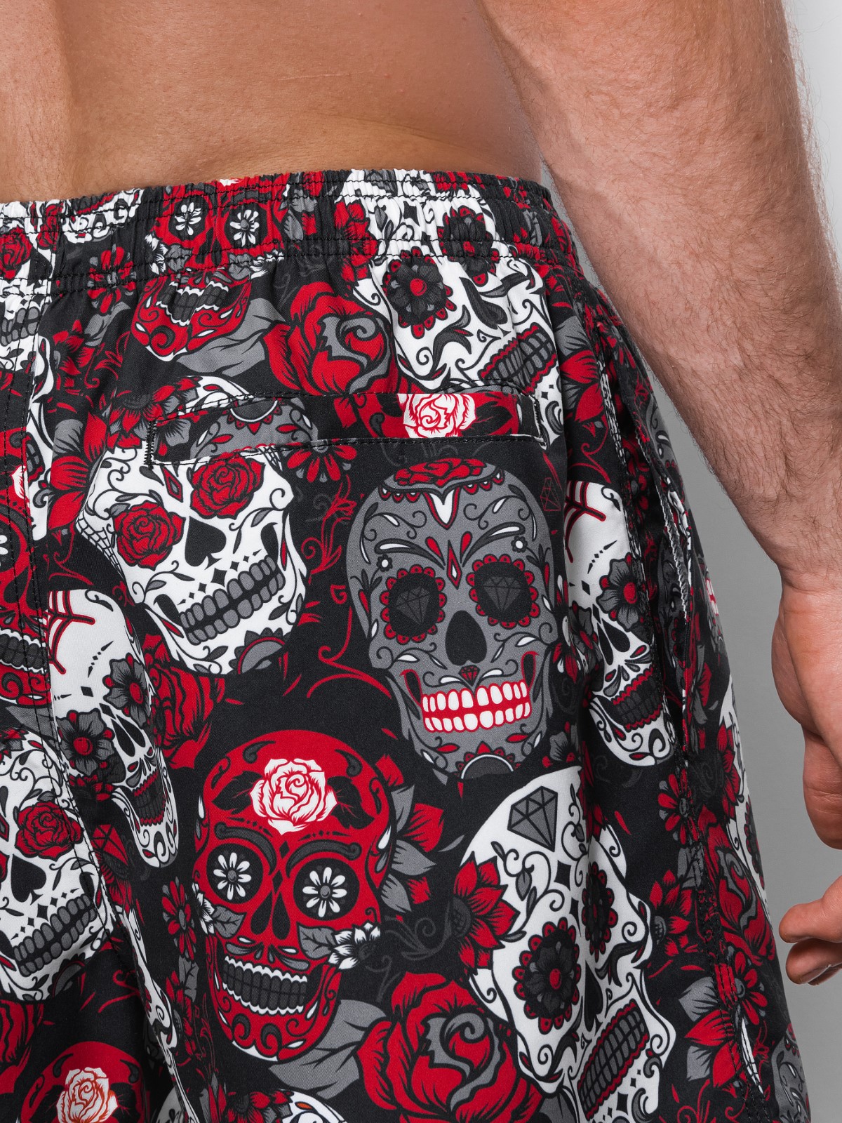 Mens skull store board shorts