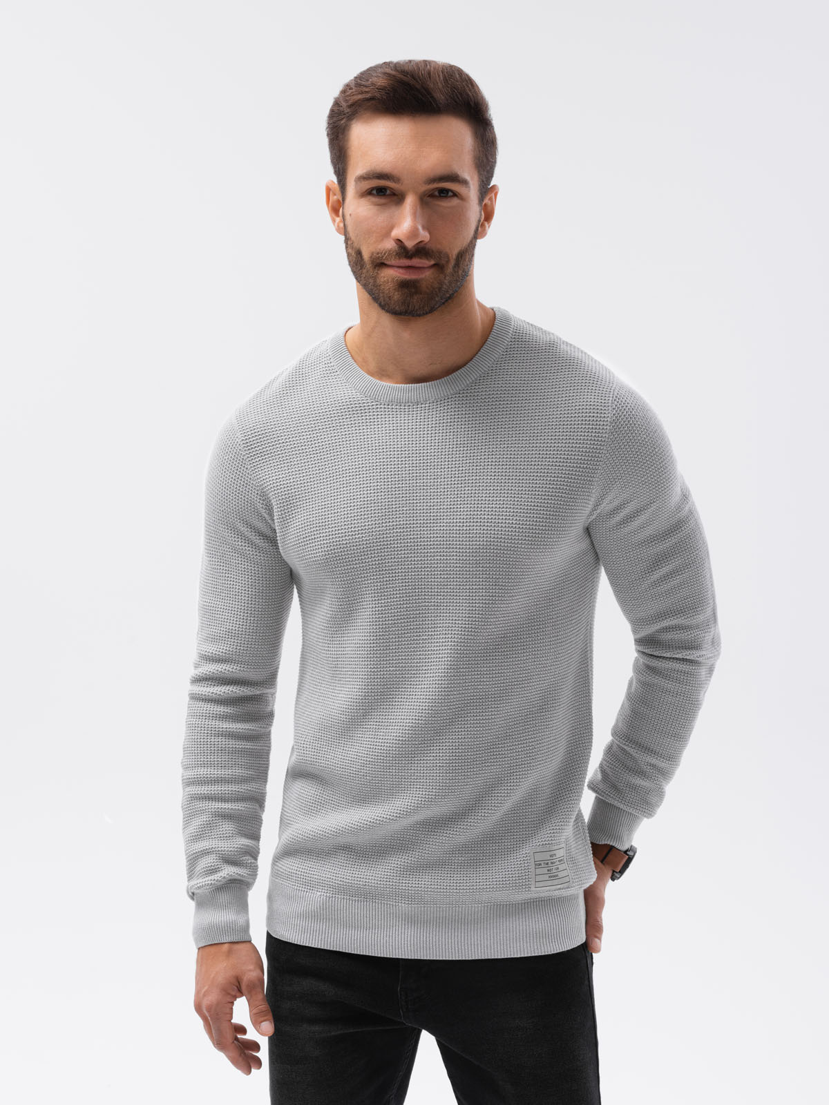 Light grey mens clearance sweater