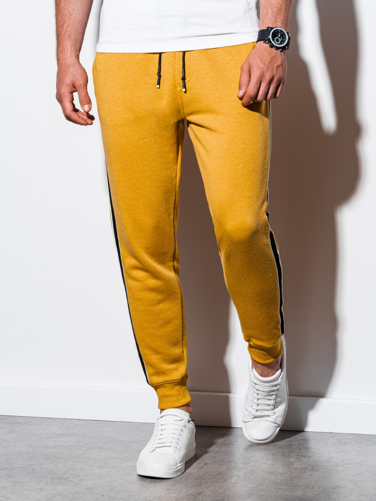 Mens Sweatpants P898 Yellow Mens Clothing Online