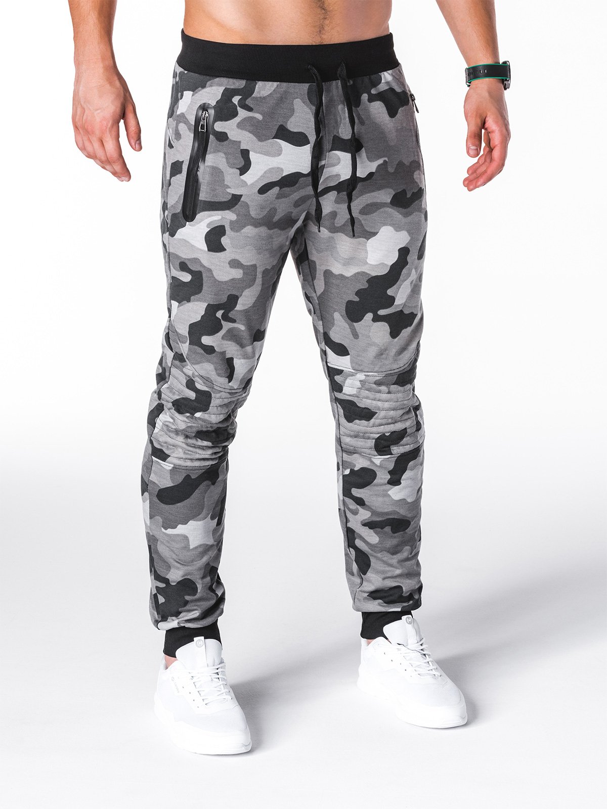 Dark grey 2024 camo joggers