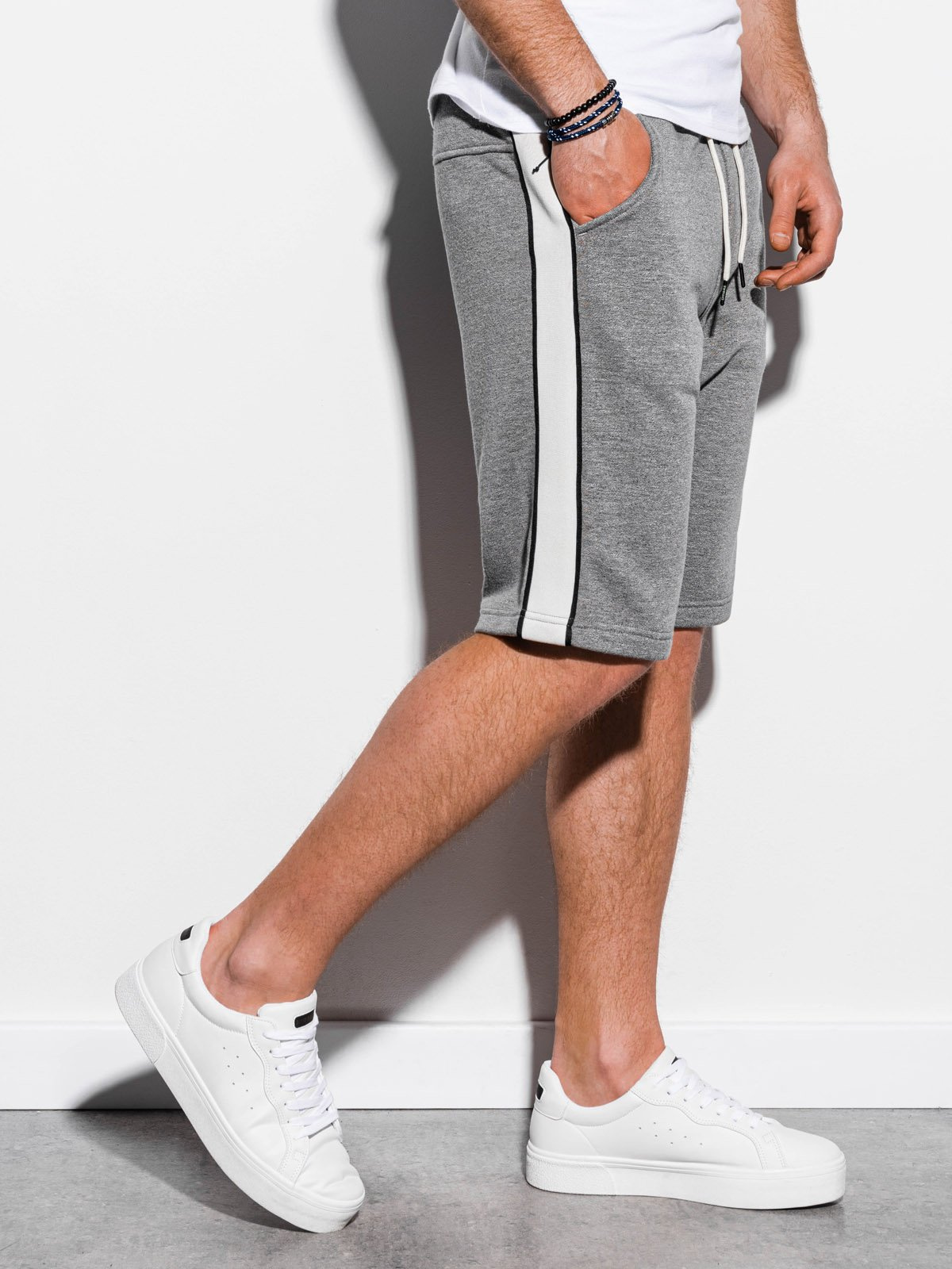 Men grey sweatshorts hot sale