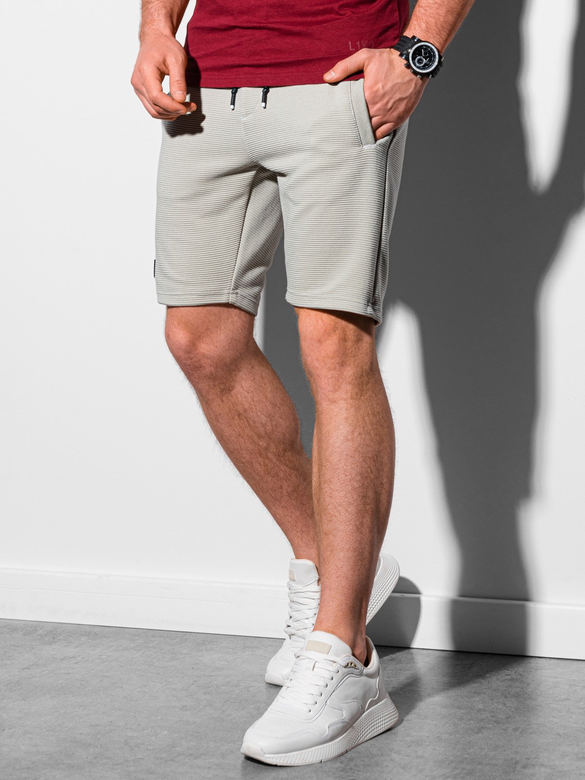 Light 2025 grey sweatshorts