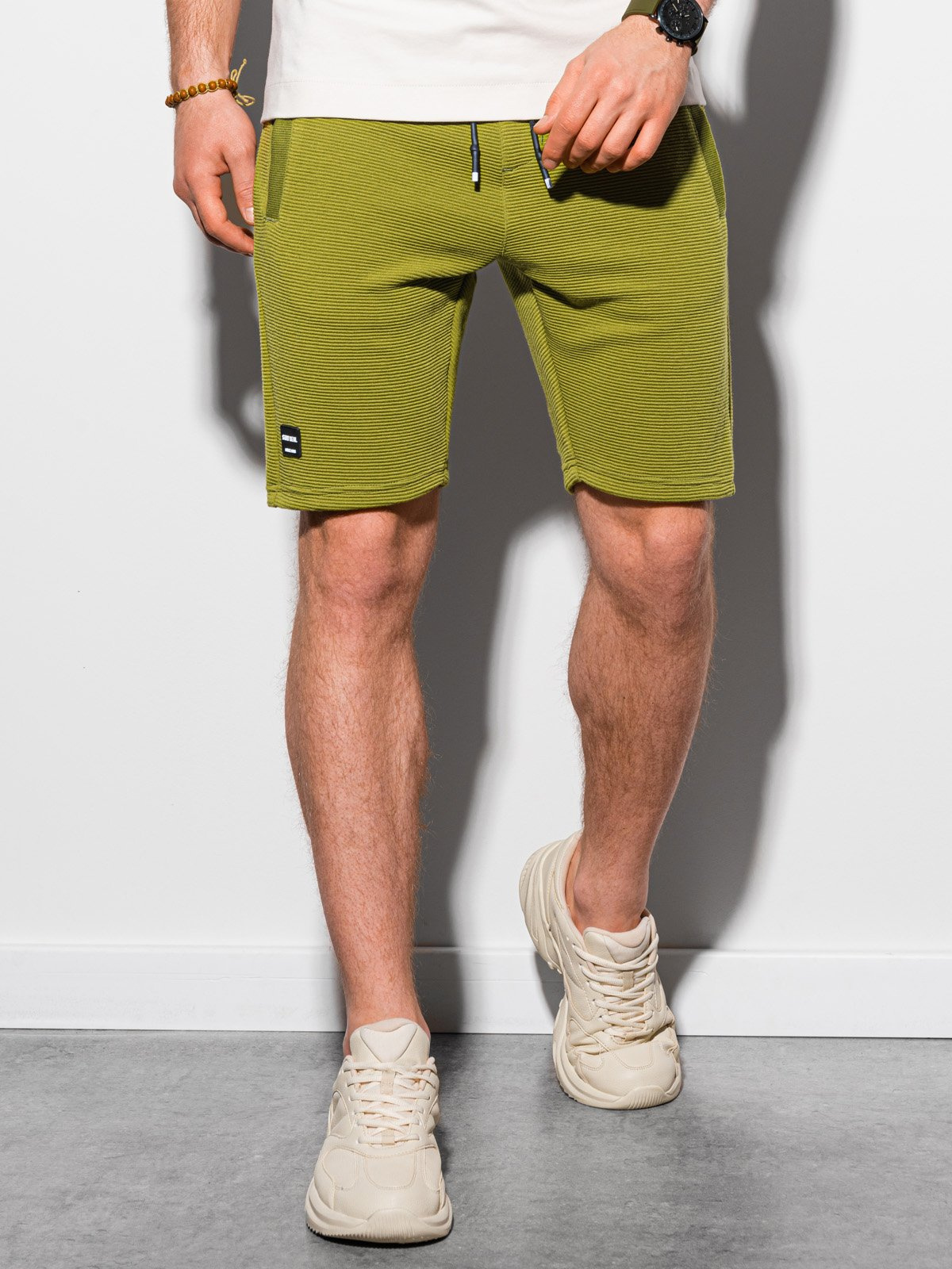 Olive discount green sweatshorts