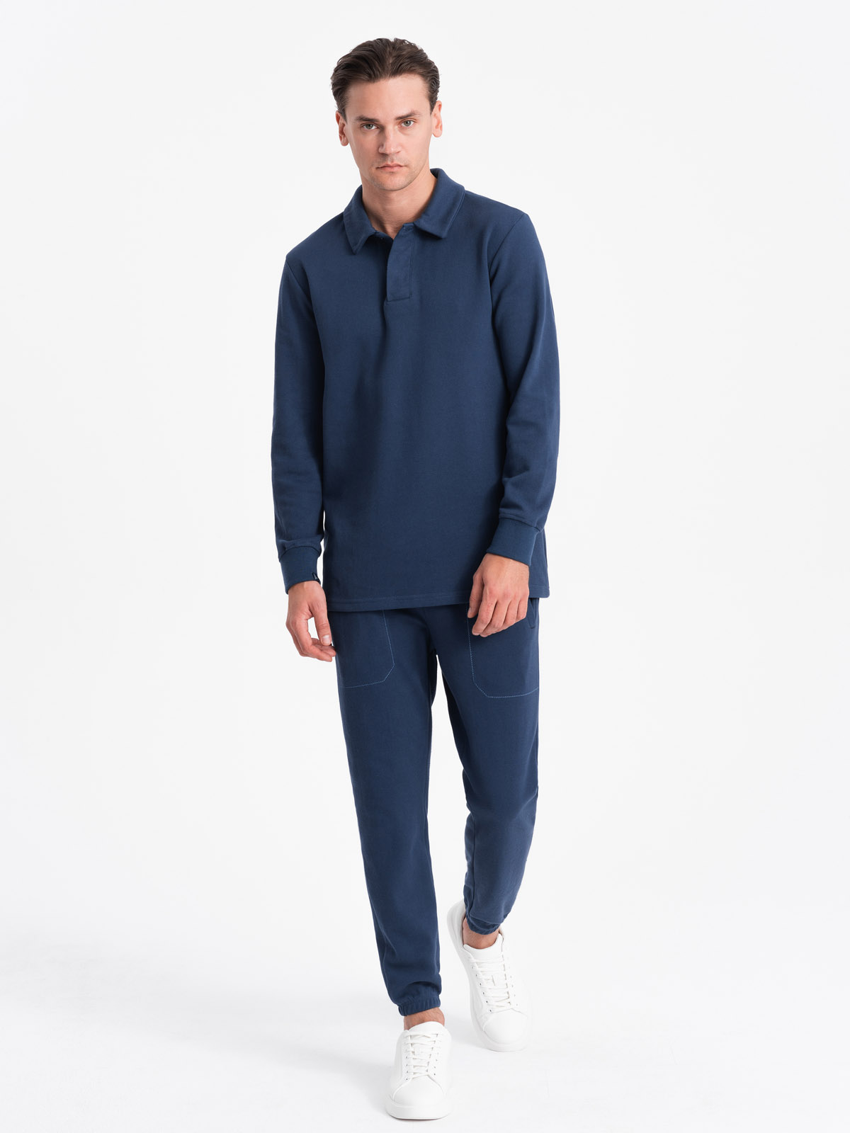 Navy blue hot sale polo tracksuit