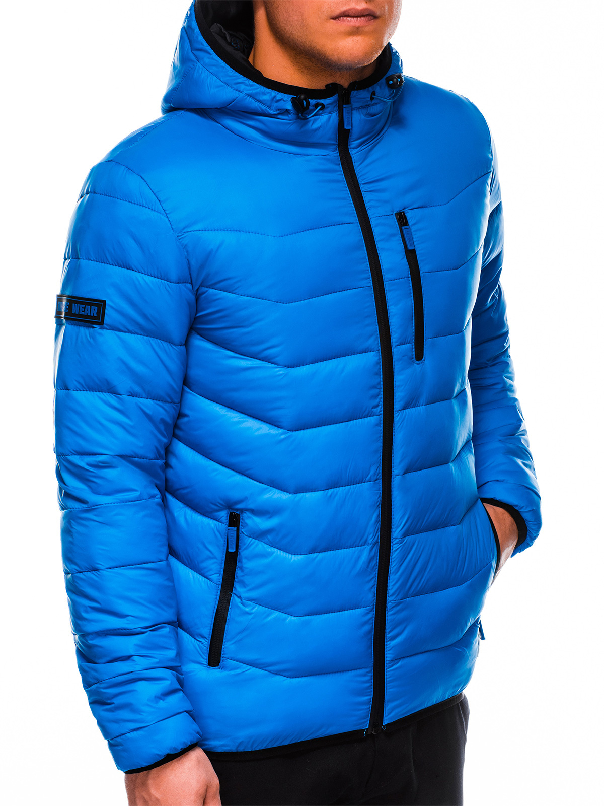 Men's winter jacket blue C371 Men's clothing online