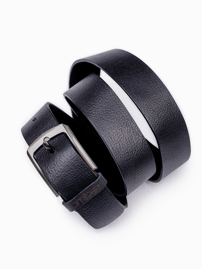 Men's belt - black A593