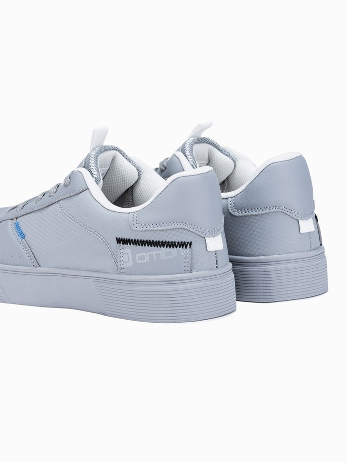 Men's casual sneakers T367 - light grey