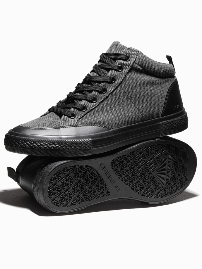 Men's casual sneakers - black T377