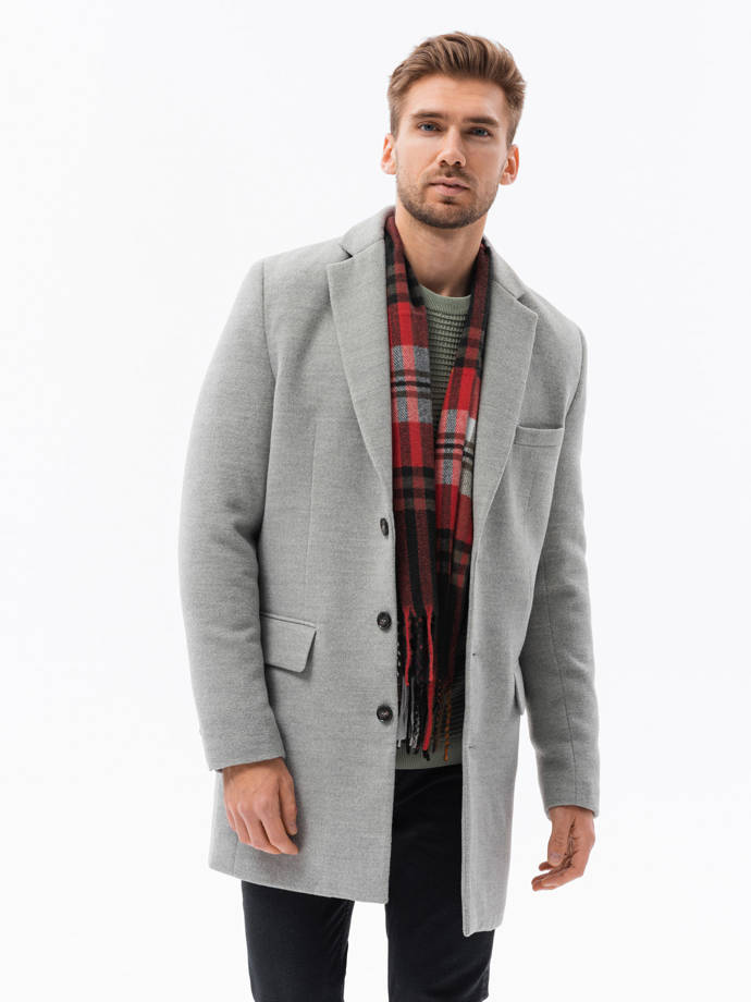 Men's coat - light grey C432