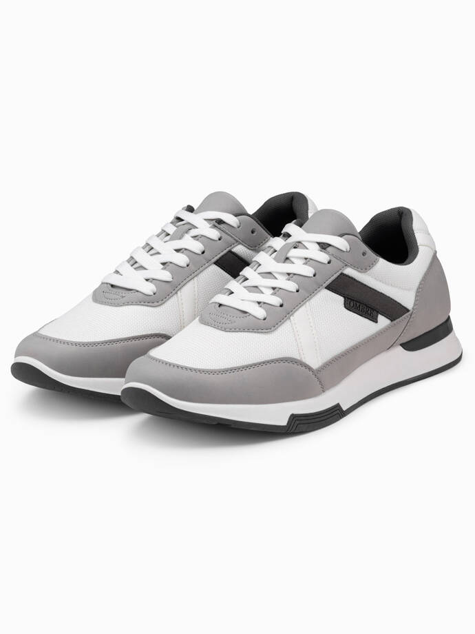 Men's mesh sneaker shoes - grey V2 OM-FOSL-0153