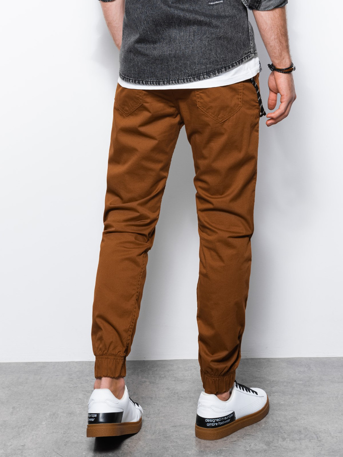 brown corduroy joggers