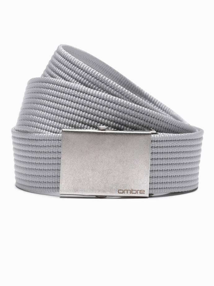 Men's sackcloth belt - grey A029