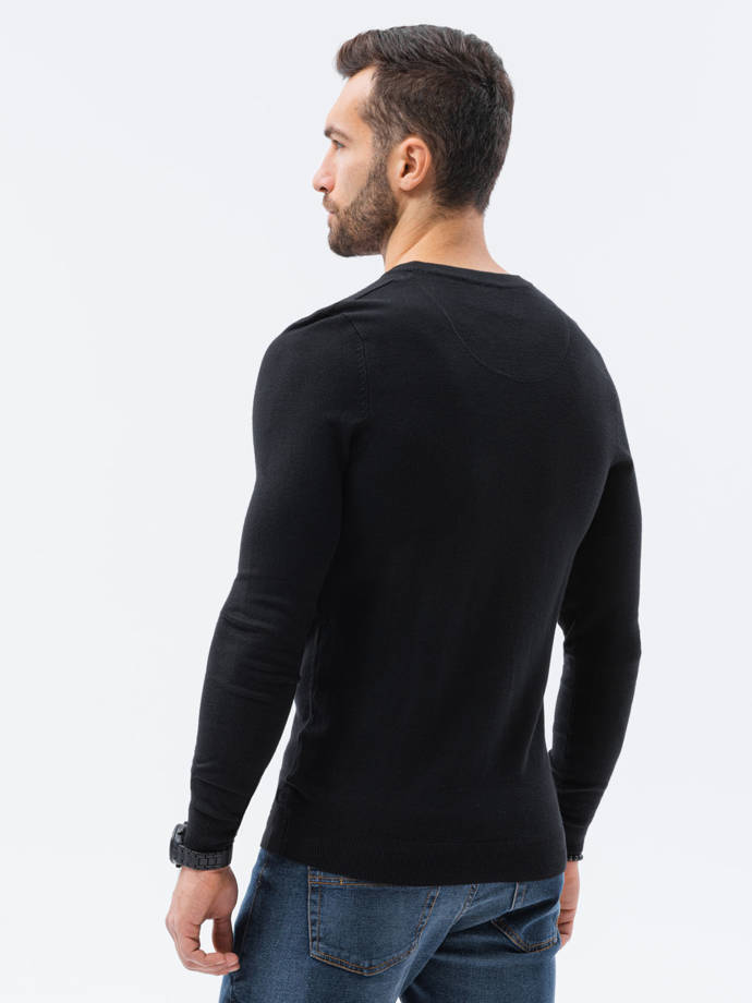Men's sweater E177 - black