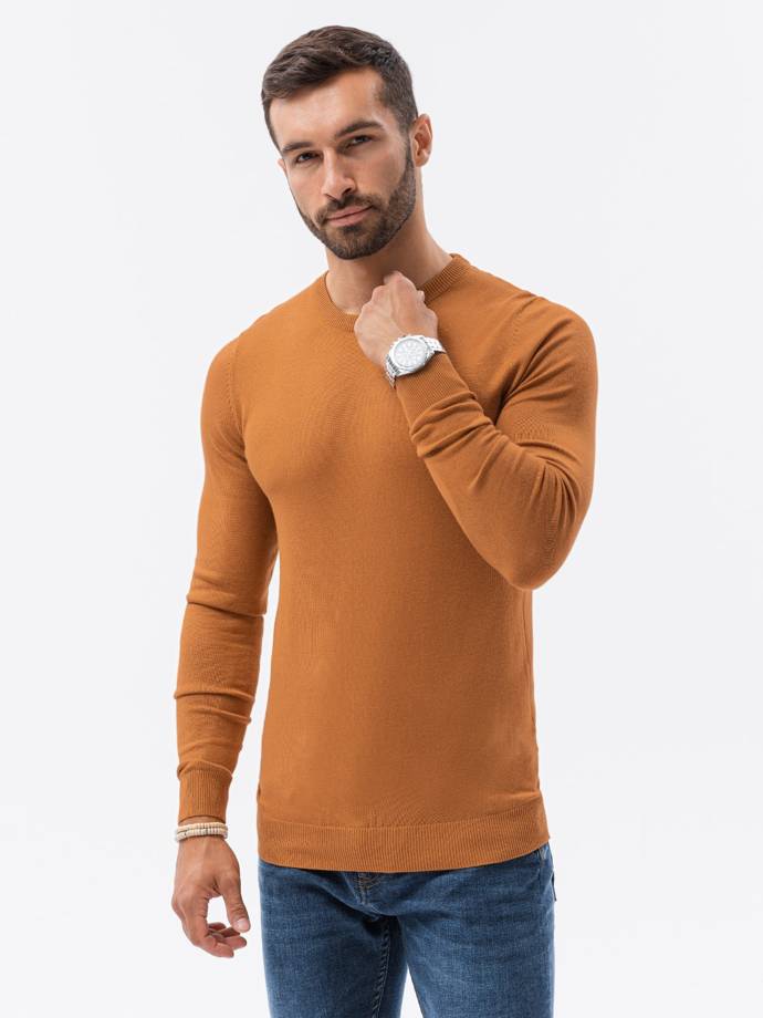 Men's sweater E177 - camel