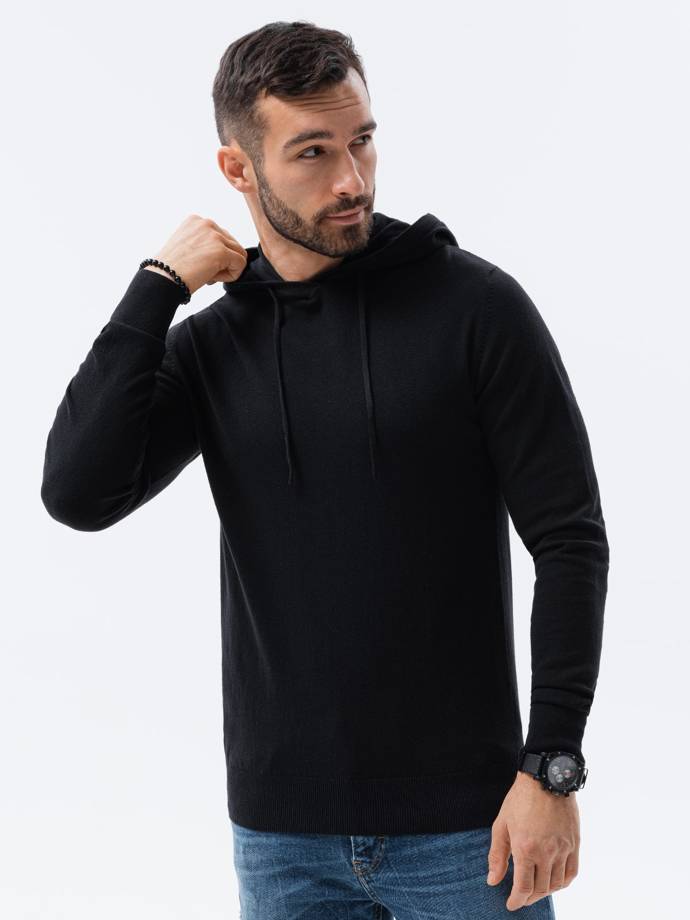 Men's sweater E187 - black