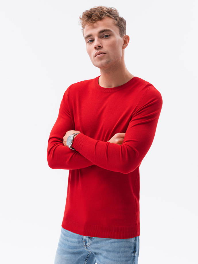 Men's sweater - red E177