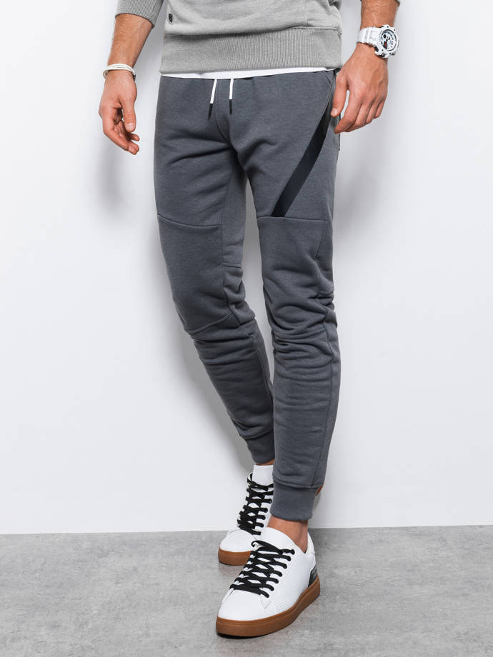 Men's sweatpants - dark grey P1002