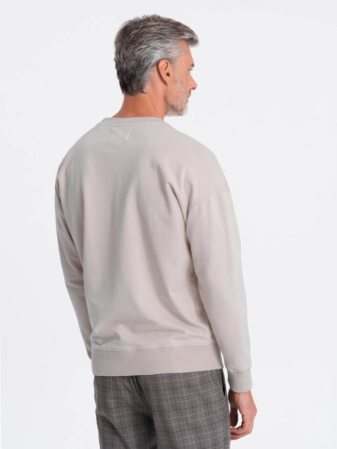 Men's sweatshirt - light grey B1277