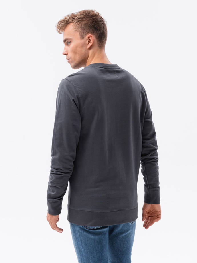 Men's sweatshirt - silver B1278