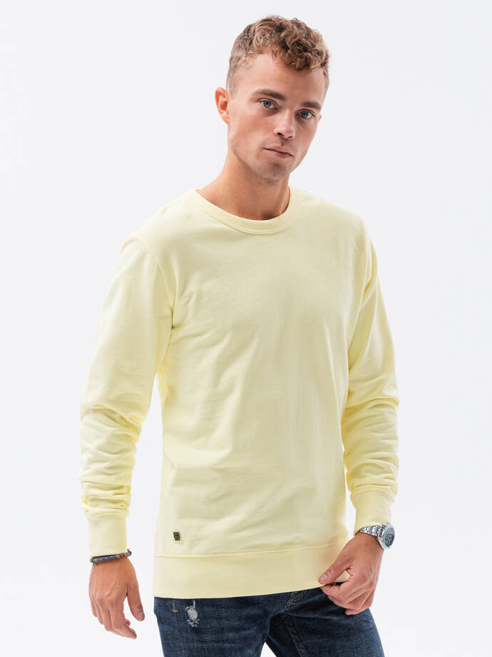 Men's sweatshirt - yellow B1146