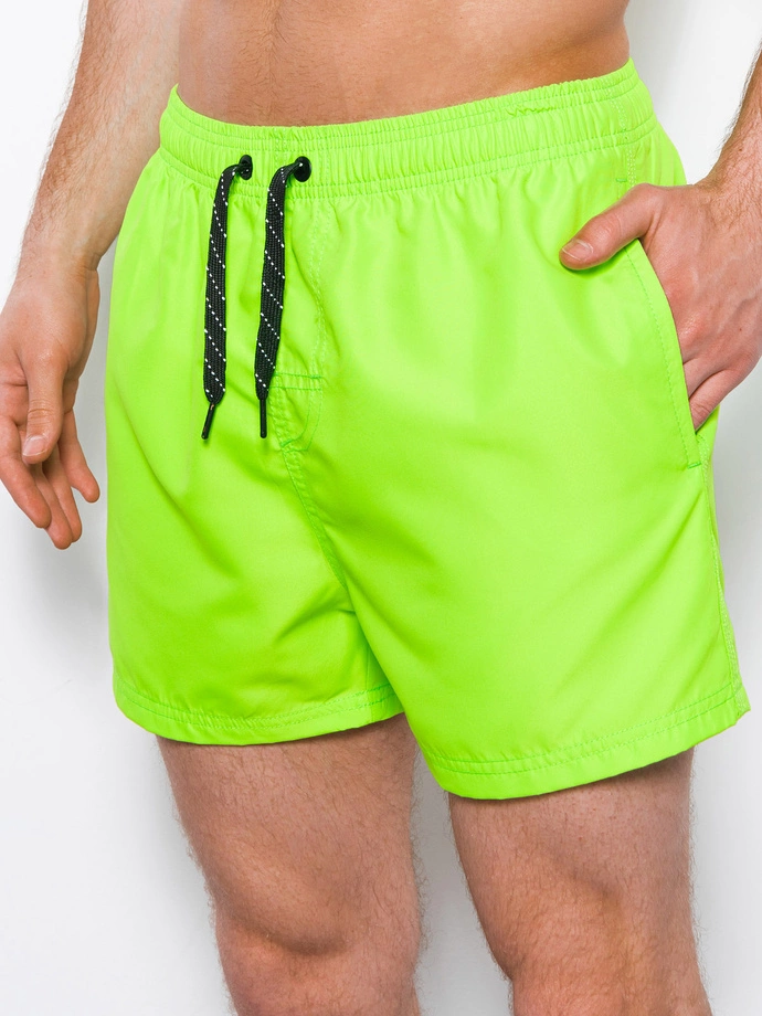 Pantaloni scurti de inot barbati - lămâie verde W318