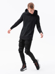Men's hoodie New York - black B1012