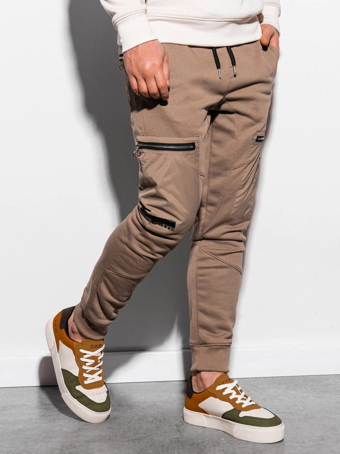 Men's sweatpants - brown P917