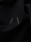 Vyriški SLIM FIT marškinėliai su elastanu ir spauda - juodi V1 OM-TSBC-0222