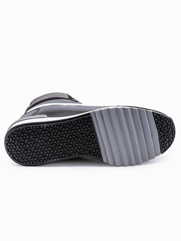 Pantofi adidași de gleznă pentru bărbați - gri V1 T358