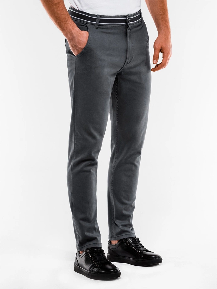 Pantaloni chino barbati - grey P156