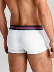 Klasické pánské boxerky s pruhem a gumou - 3 balení OM-UNBO-0109